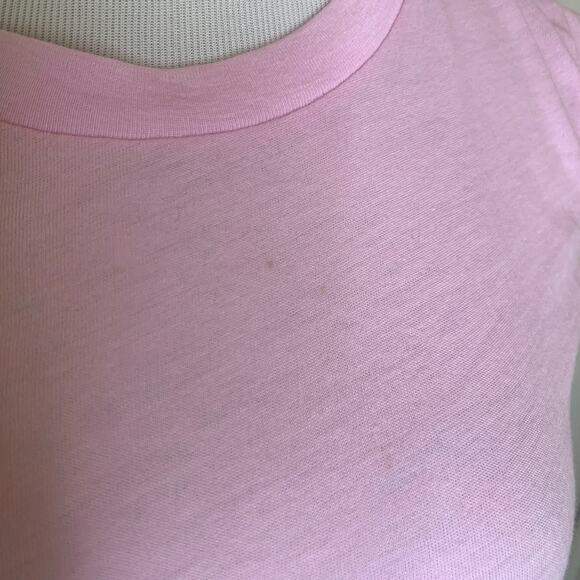 Wildfox Couture Pink Tank Sleeveless T Shirt Sz Small - Picture 8 of 8